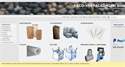 Desktop Screenshot of erco-onlineshop.de